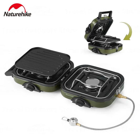 Naturehike Doppel-Gaskocher 2300W – Faltbar & Ultraleicht